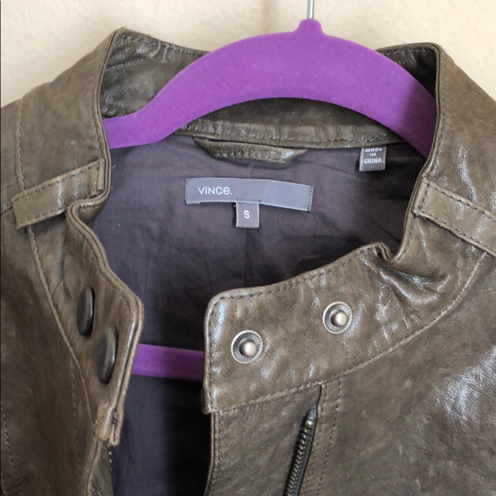 Leather jacket